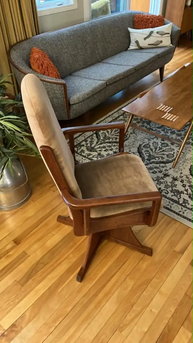Mid century TEAK TECK. RARE Chairs Chaises pour salle à manger / - Photo 2