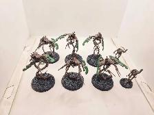Warhammer 40k Necron 6 Ophydian Destroyers Battle Ready