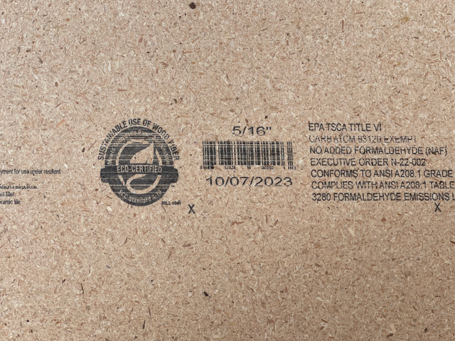 FOR SALE:  NEW FLOORING UNDERLAYMENT