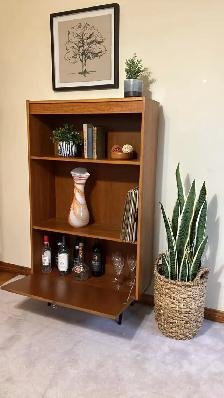 Mid century. TEAK TECK. Buffet, bibliothèque, bar, bahut disques - Photo 3