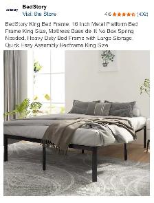 BedStory King Bed Frame