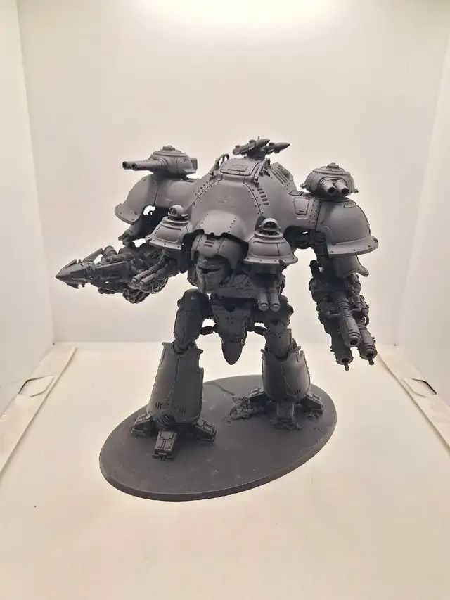 Warhammer 40k Imperial Knights Knight Valliant Primed Black