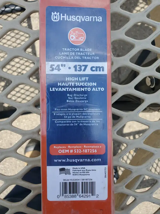 HUSQVARNA 54' NEW ORIGINAL BLADES (3) - Photo 2