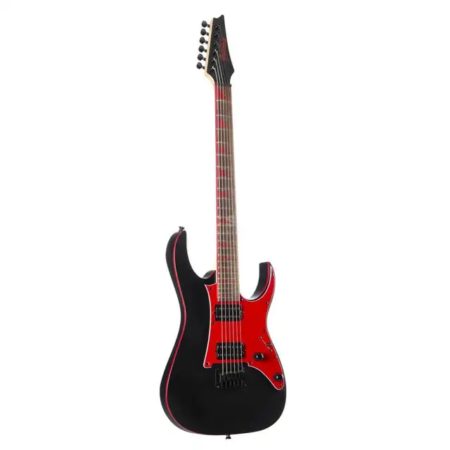 Ibanez GRG131DX 6 String Electric Guitar 2026 - Black Flat - Photo 2