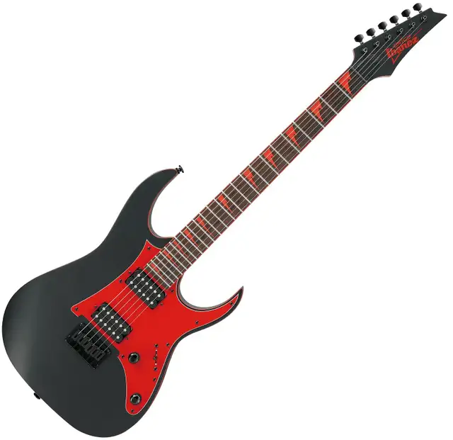 Ibanez GRG131DX 6 String Electric Guitar 2026 - Black Flat - Photo 3