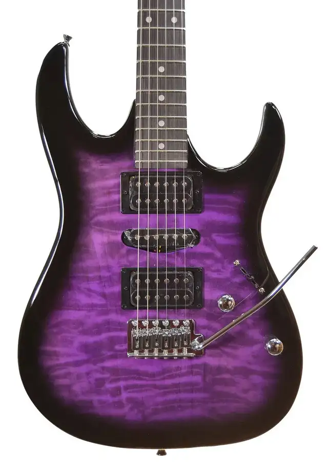 Ibanez GRX70QATVT Electric Guitar Transparent Violet Sunburst
