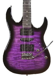 Ibanez GRX70QATVT Electric Guitar Transparent Violet Sunburst