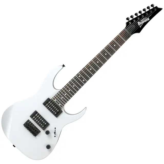 Ibanez GRG7221 7 String Electric Guitar 2025 White - Photo 3
