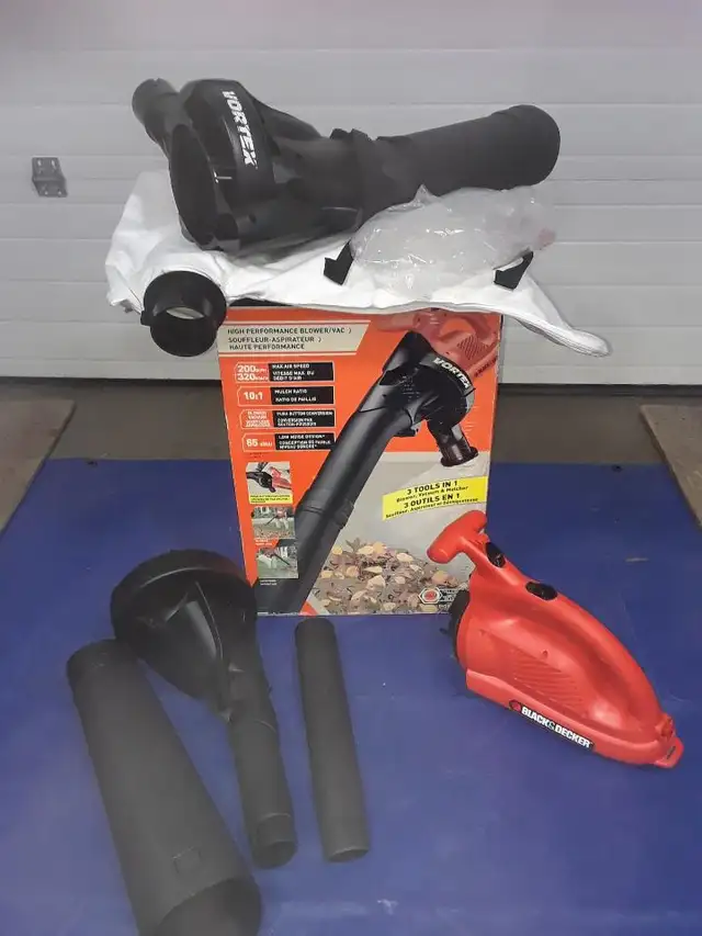 black & decker blower/vac  original box and bag buy for $185.00