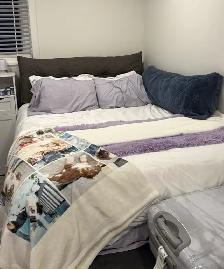 Hybrid Queen Silk & Snow Mattress - BARELY USED - Moving Sale