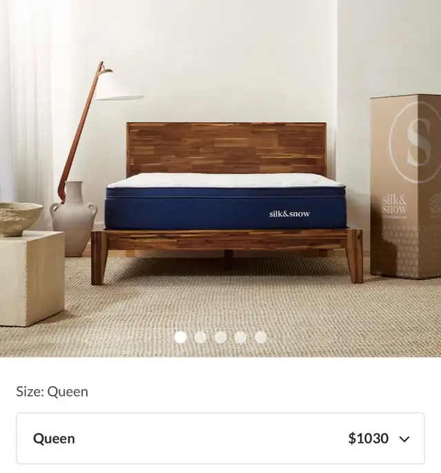 Hybrid Queen Silk & Snow Mattress - BARELY USED - Moving Sale - Photo 4