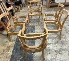 Chaise à rembourrer.