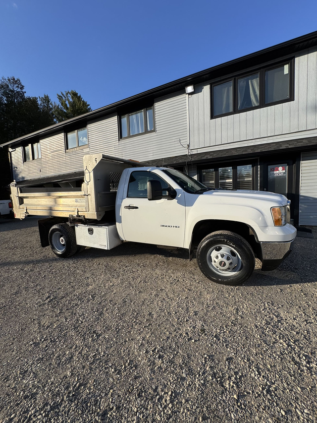 2013 GMC Sierra 3500HD ALUMINUM DUMP BOX DUALLY — CERTIFIED —