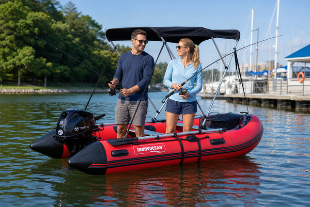 MA 360 Inflatable fishing boat with full accessories only $3400! - Photo 2