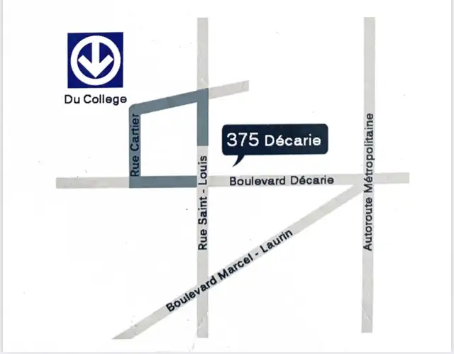 3BR/2BA Condo for Rent in Ville Saint-Laurent | Metro