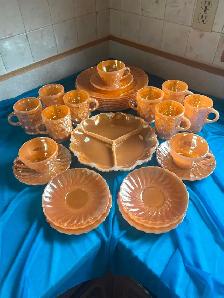 Rare find Vintage Anchor Hocking Fire King peach dinnerware - Photo 9