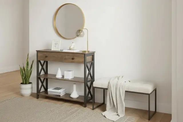 Brand New Modern Console Table with Drawer Special $79 - Photo 2