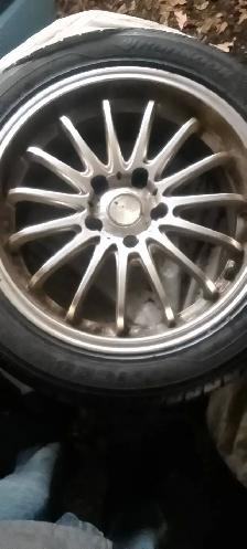 Rims and tires 225/50r17 5 bolt 5/100 $300