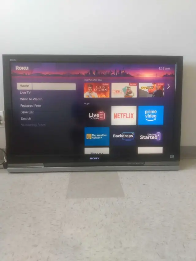 used Sony TV for sale has blue line in working condition - Photo 5