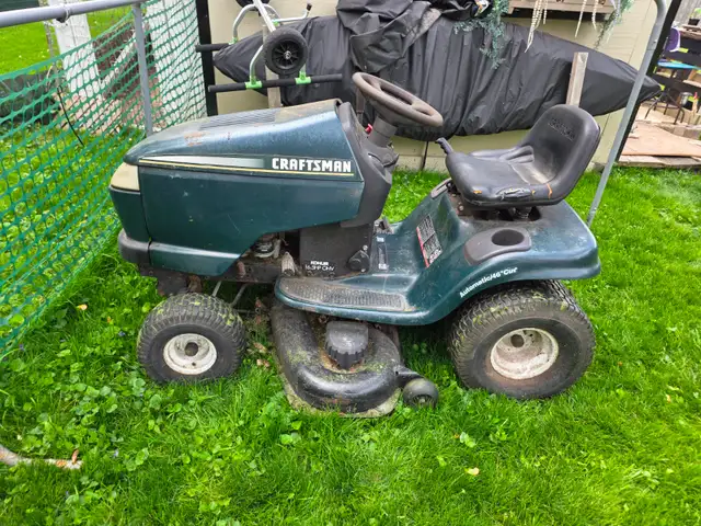 Craftsman Riding Mower Runs and cuts