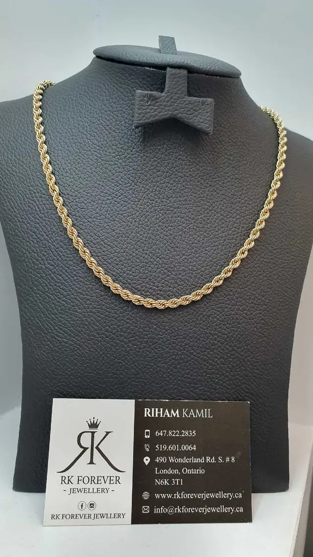 10k yellow gold chain # 397_9