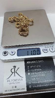 10k yellow gold chain # 397_9 - Photo 6