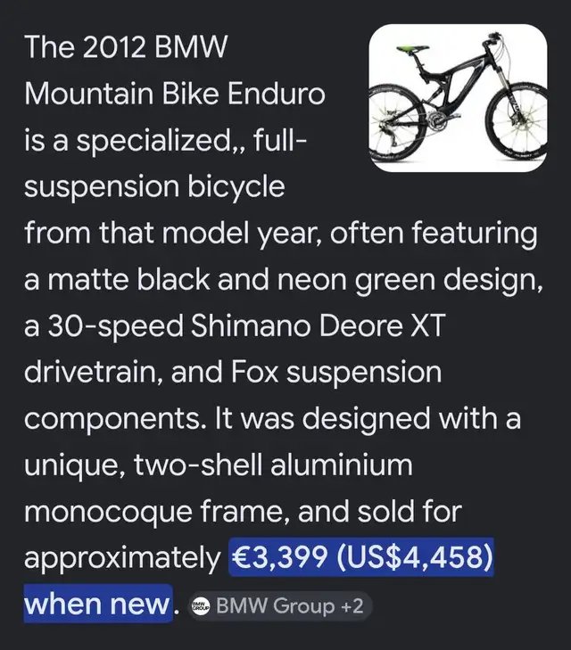 Selling used, mint condition BMW Enduro bike for $1000! OBO! - Photo 2