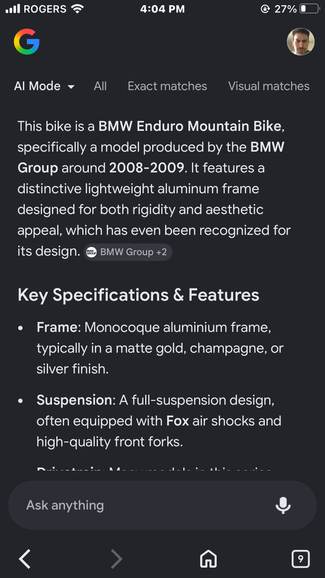 Selling used, mint condition BMW Enduro bike for $1000! OBO! - Photo 3