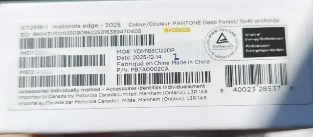 Motorala Edge 2025 5G 8 256GB - Photo 5