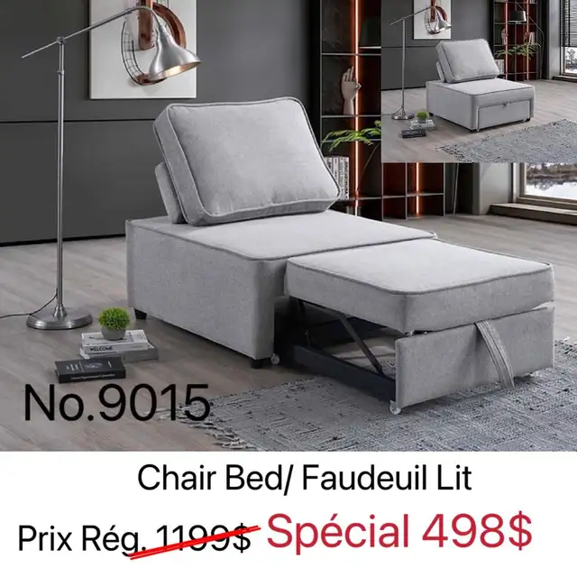 100% NEUF!! Futon/sofa/canapé/lit en liquidation - Photo 2