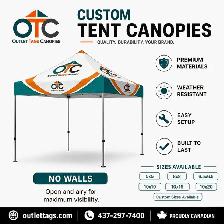 Custom 10x10 Pop Up Tent - Event Canopy - Multiple Designs