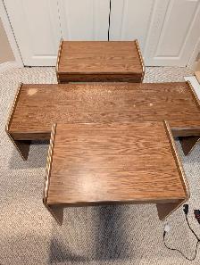 FREE coffee table and end tables
