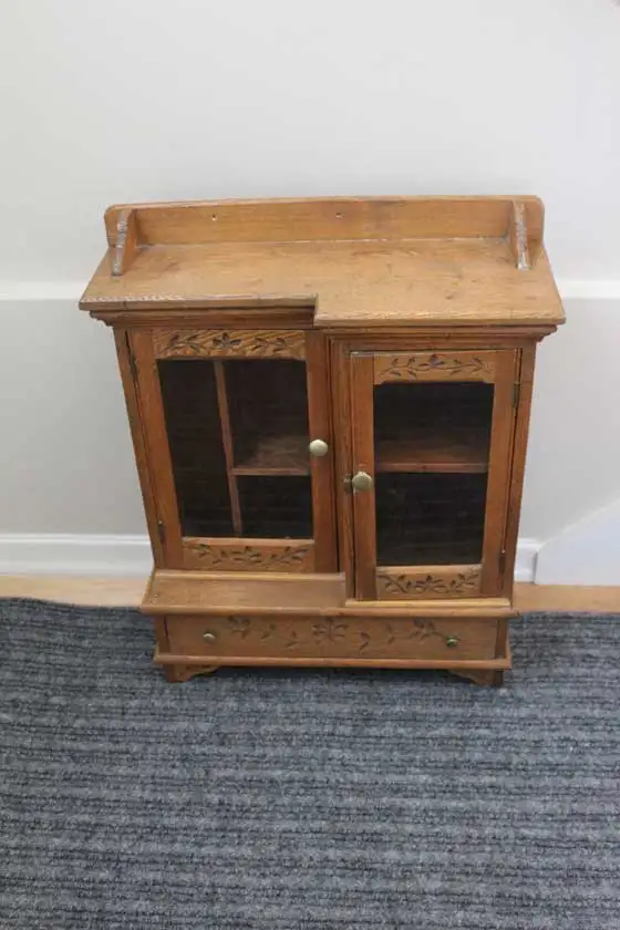 Pharmacie antique (1940) adorable en bois, A1. - Photo 2