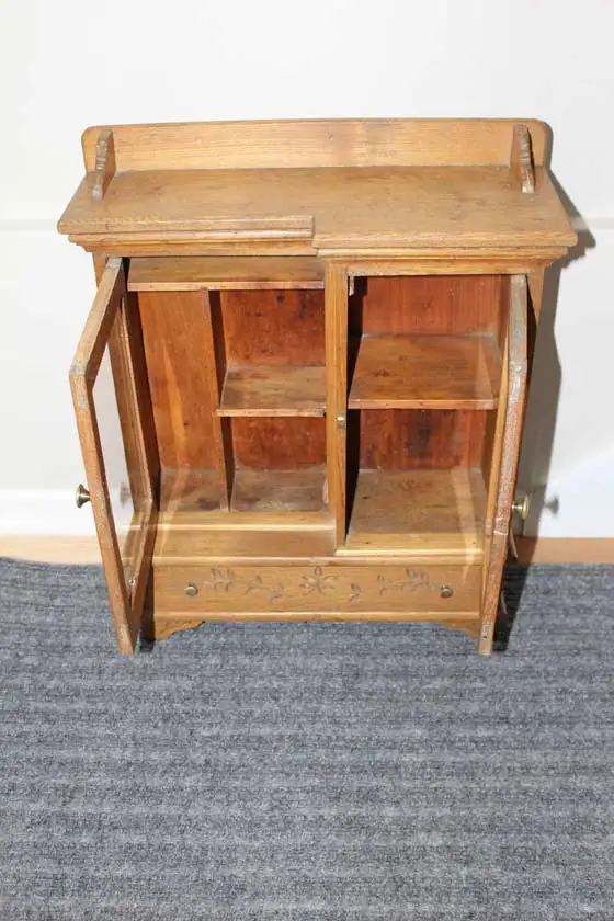 Pharmacie antique (1940) adorable en bois, A1. - Photo 3