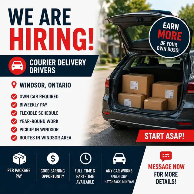 Hiring Courier Delivery Drivers Windsor - Photo 2