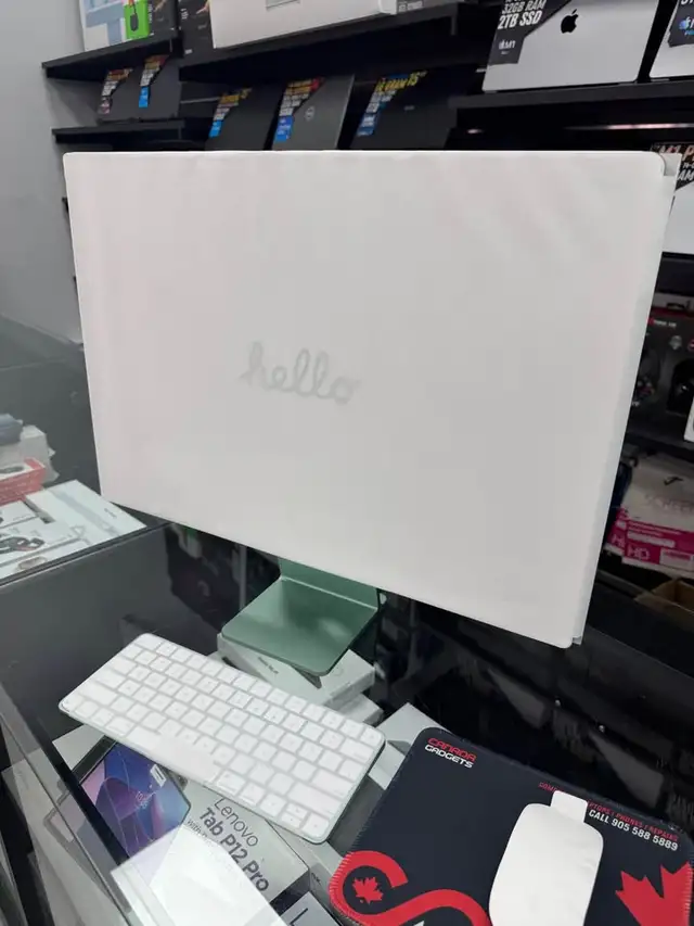 Apple iMac 24' M3 4.5K Retina Green with Magic Keyboard Mouse - Photo 2