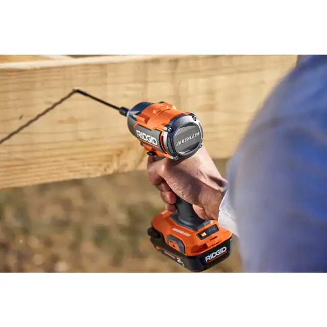 New! RIDGID 18V Brushless Cordless 3-Speed Impact Driver - Photo 3