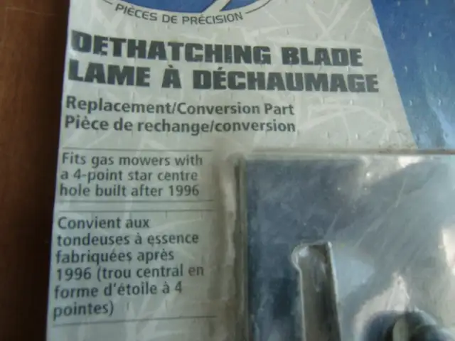 Lawn Mower Dethatching Blade - Photo 3
