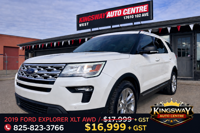2019 FORD EXPLORER XLT SPORT – 4WD – 7 PASSENGER