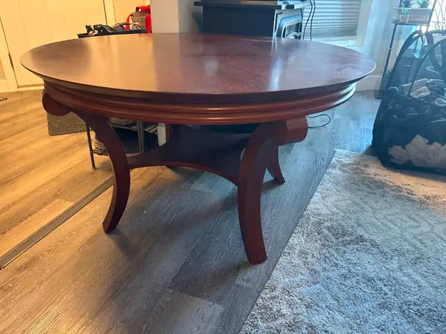 Mahogany coffee table, solid wood