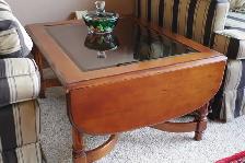 2 mid century coffee table set