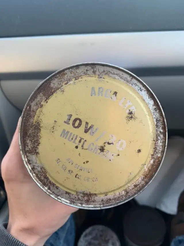 SCARCE 1960's VINTAGE ARGA MOTOR OIL IMPERIAL QUART CAN - Photo 9
