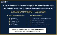 STEM Exam Tutoring — Grades 9-12 — Premium Online Tutoring