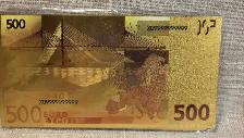 Lot 8pcs € Euros et Canada 100$ Dorés. Golden set - Photo 7