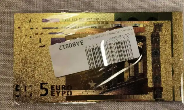 Lot 8pcs € Euros et Canada 100$ Dorés. Golden set - Photo 9