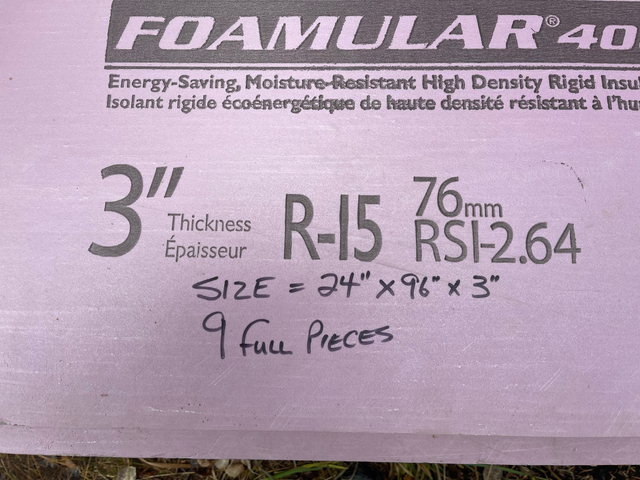 FOAM INSULATION for sale