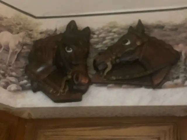Vintage horse heads - Photo 3