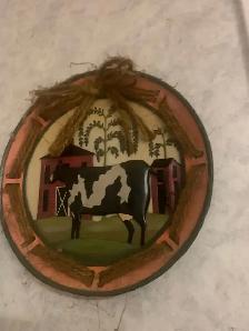 Set of 3 country charm plates. 7 inch