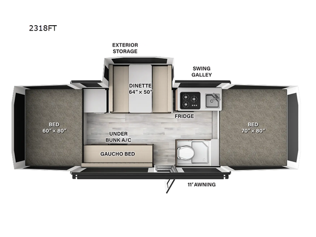 2025 Forest River RV Rockwood Freedom Series 2318FT