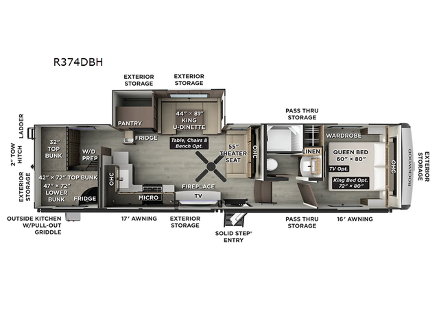 2026 Forest River RV Rockwood Signature R374DBH - Photo 3